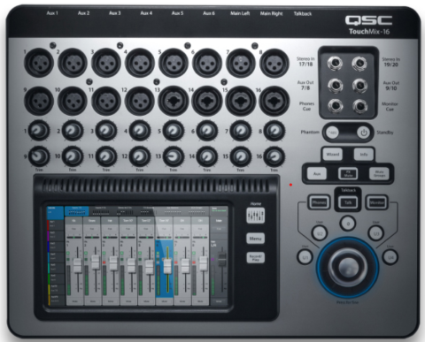 Image of QSC Touchmix-16 the house console