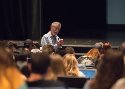 Teaching in Campbell Hall