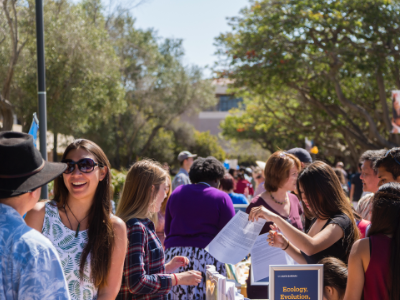 students walking