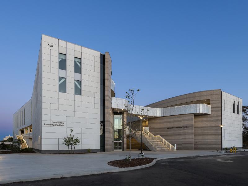 Exterior of the Instructional Learning Pavilion